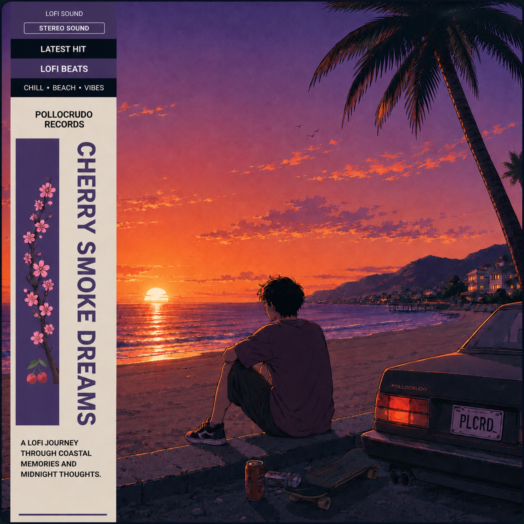 Cherry Smoke Dreams — upcoming album cover by Pollocrudo_12