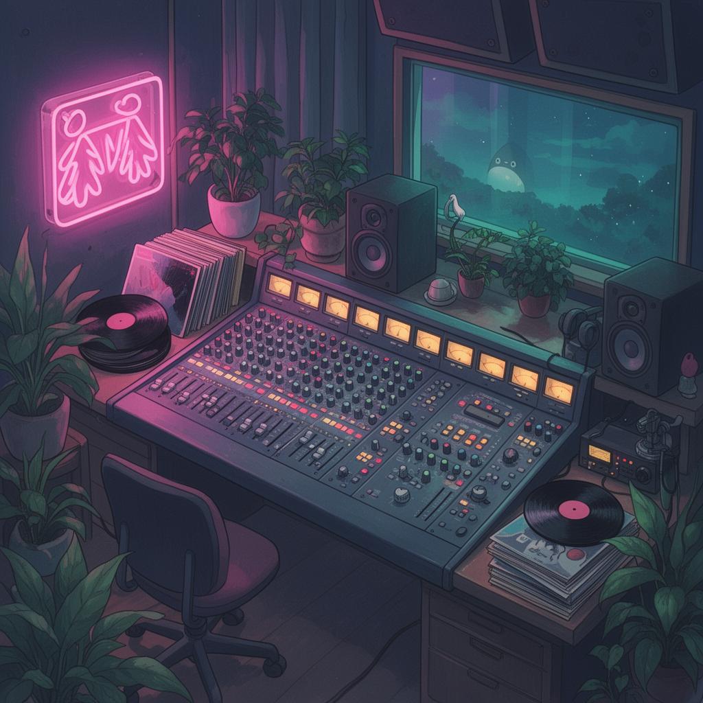 Mixing console